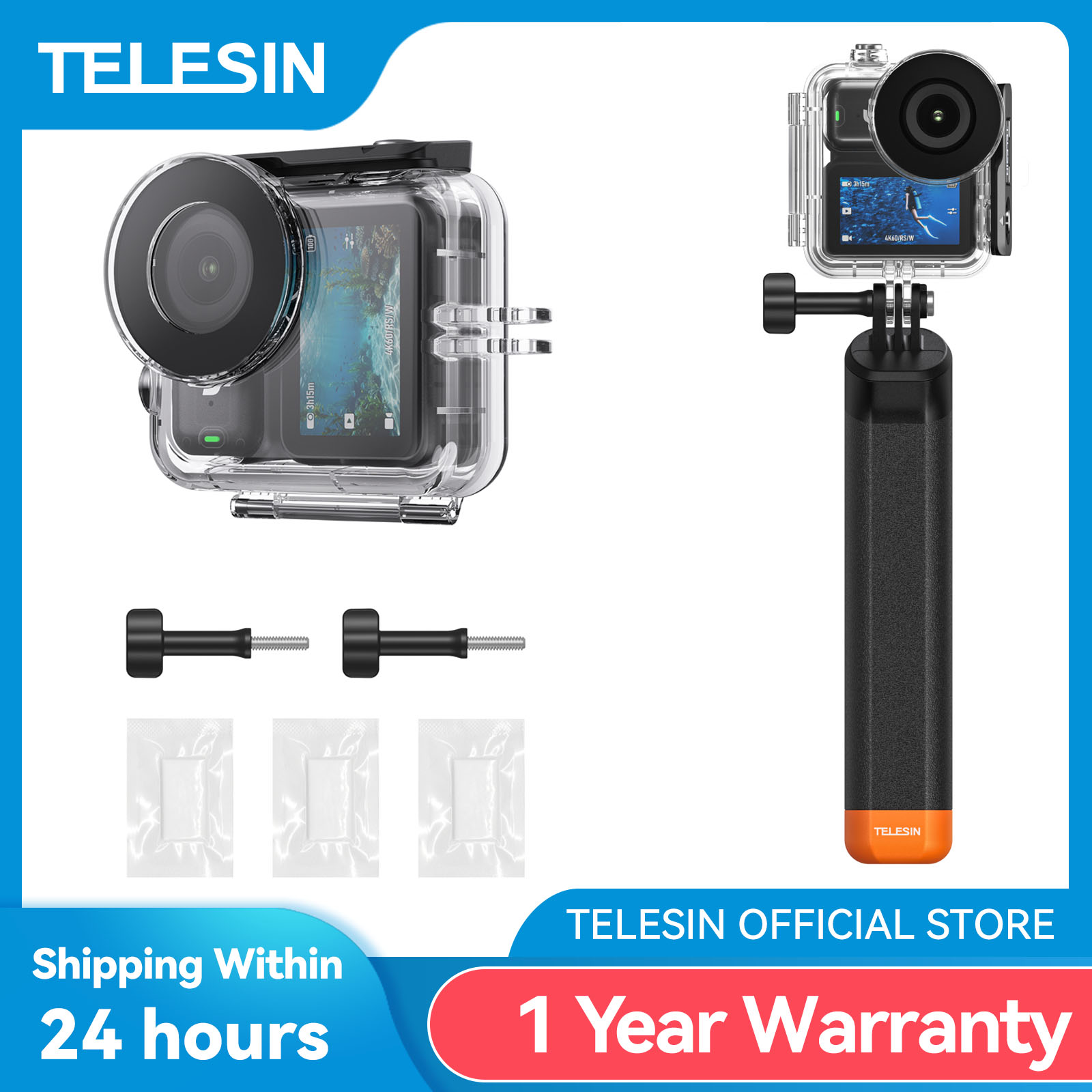 TELESIN 60M Diving Waterproof  - Fishing Boat Cover ulasan dan harga
